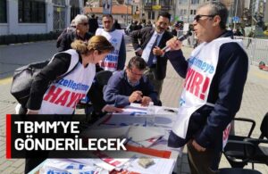 İzmir’de demiryollarının özelleştirilmesine karşı yüzlerce imza