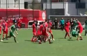 Adana’da KYK futbol turnuvasında kavga! Öğrenciler tekme tokat birbirine girdi