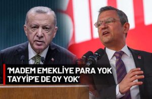 Özgür Özel’den Erdoğan’a: Hazine boşaldıysa hesabı emekliler değil sen vereceksin