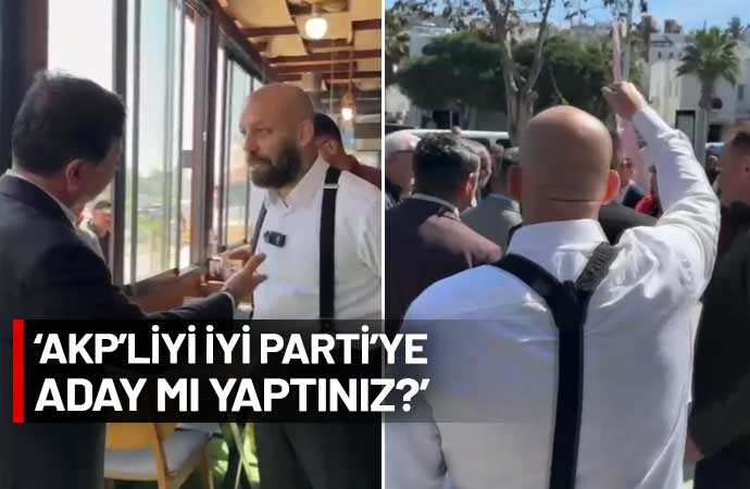 Ahmet Aras, Raşit Emin Süer, tartışma, CHP, İYİ Parti, yerel seçim, bodrum, Muğla