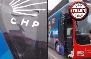 CHP’nin seçim otobüsüne taş atan saldırgan yakalandı