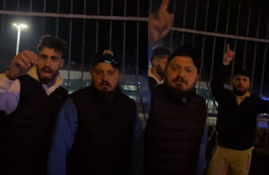 Trabzonsporlu taraftarlardan Fenerbahçeli futbolculara havalimanı önünde ölüm tehdidi