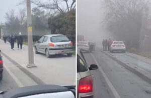 Otomobil ve motosikletler İstanbul kaldırımlarını yol yaptı