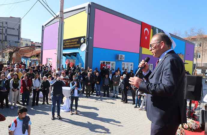 Turgutlu Belediyesi’nin Türkiye’ye Örnek olacağı Albayrak Mahallesi Çocuk Kültür Sanat Merkezin’de kayıtlar başladı