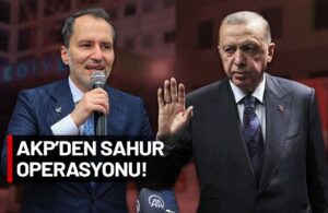 AKP-YRP gerilimi büyüyor! Belediyeye asılan ‘yolsuzluk’ pankartı alelacele kaldırıldı