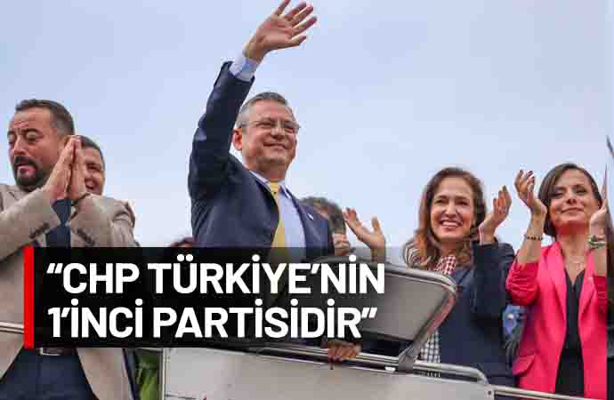 Özgür Özel: Atatürk’ün partisi ikinci parti olamaz
