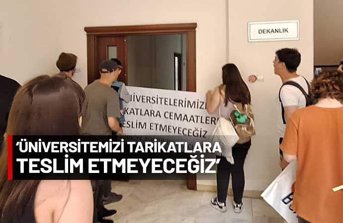 Muğla Sıtkı Koçman Üniversitesi, Ensar Vakfı, protesto, öğrenci, eylem 