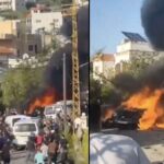 İsrail Lübnan’da sivil araçları hedef aldı! 2 ölü