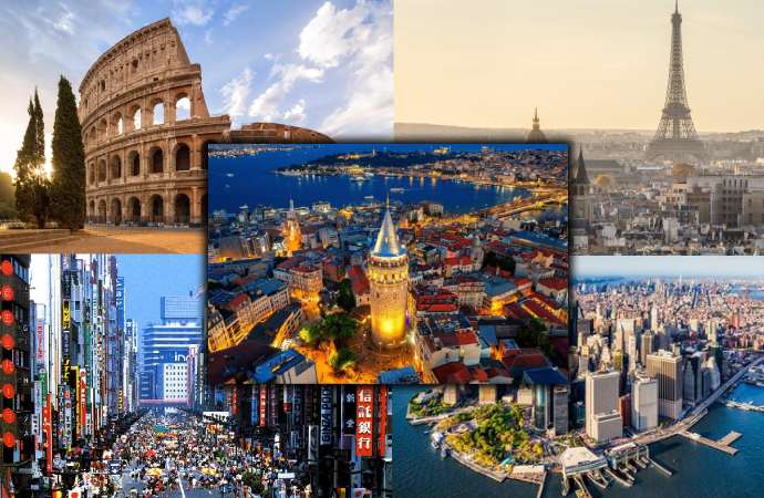 İşte dünyada turistlerin uğrak noktası 5 şehir… Her köşesinde bir hikaye