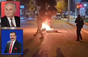 AKP ve MHP arasında ‘13 oy’ gerginliği! Lastik yakıp eylem yaptılar