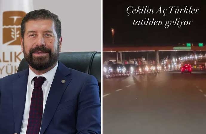 AKP’li eski başkandan vatandaşa hakaret: Çekilin aç Türkler tatilden dönüyor