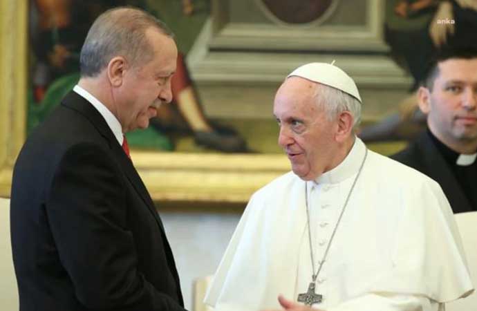 Erdoğan’dan Papa’ya Gazze mektubu