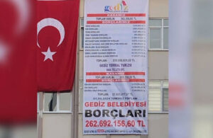 MHP’li başkan AKP’den devraldığı belediyenin borç listesini astı