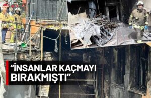 29 kişi can vermişti: Beşiktaş’taki yangından sağ çıkan tek işçi konuştu
