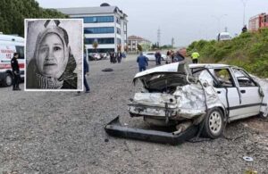 Sakarya’da feci kaza! Lastiği patlayan araç yaşlı kadına son sürat çarptı