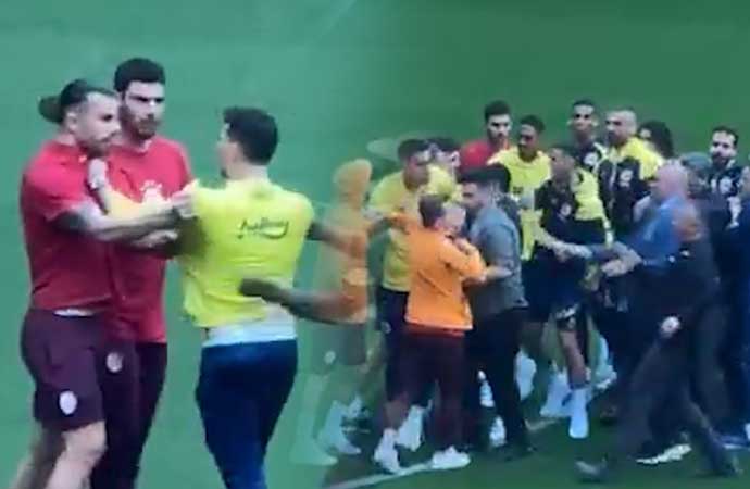Galatasaray, Fenerbahçe, Mert Hakan Yandaş, derbi kavga, derbi gerginlik,Kerem Aktürkoğlu, Abdülkerim Bardakcı