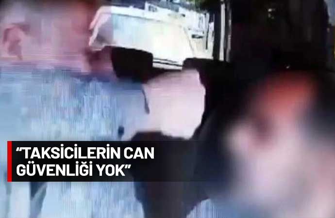 Taksici aracına aldığı yolcu tarafından darp edildi