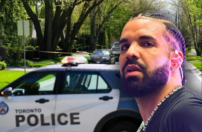 Rapçi Drake’in evine silahlı saldırı! Güvenlik görevlisi vuruldu