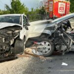 Elazığ’da feci kaza! İki otomobil çarpıştı, 7 yaralı