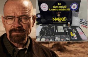 Breaking Bad dizisi gibi! Uyuşturucu operasyonunda kimyager gözaltına alındı