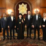 Özgür Çelik ve CHP’li belediye başkanlarından Patrik Bartholomeos’a ziyaret
