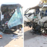 Afyonkarahisar’da yolcu otobüsüyle kamyonet çarpıştı! Üçü ağır 17 yaralı