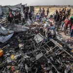 İsrail ikinci kez çadır kente saldırdı! 21 Filistinli hayatını kaybetti