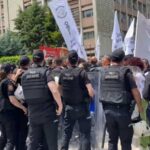 Ankara’da polis Milli Eğitim Bakanlığı’nı öğretmenlerden korudu