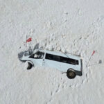 Van’da 5 ay önce çığ altında kalan minibüs karlar eriyince ortaya çıktı