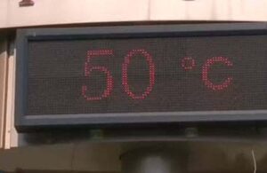 Şanlıurfa’da sıcaklık 50 derece