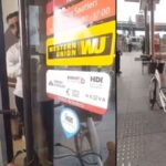 Yer: Rize… Bankanın kapısına bağlanan bisiklet nedeniyle personel içeride mahsur kaldı