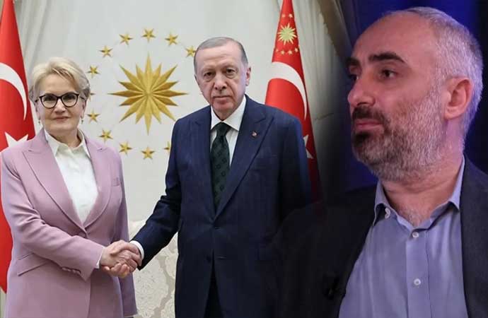 Erdoğan ile görüşmesini açıklamayan Meral Akşener gazeteci İsmail Saymaz’ı hedef aldı