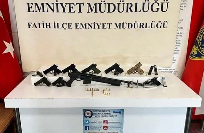 İstanbul’da silah ticareti yapan bakkala operasyon