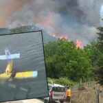 Beş ilde orman yangını: Aydın’da yangına müdahale eden uçak suya battı