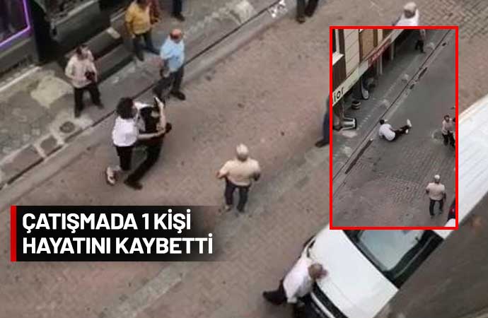 İstanbul Zeytinburnu'nda sokak ortasında çıkan silahlı çatışmada 1 kişi hayatını kaybetti.