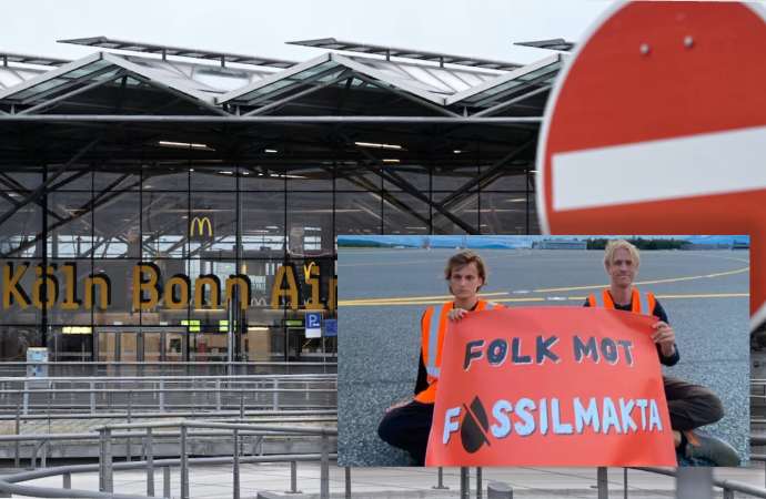 İklim aktivistleri Almanya’da uçuşları durdurdu