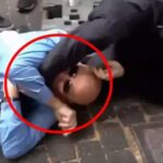 AfD milletvekili kendisine tekme atan kişinin bacağını ısırdı