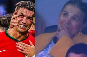 Cristiano Ronaldo paramparça oldu! Kendisi sahada annesi tribünde ağladı