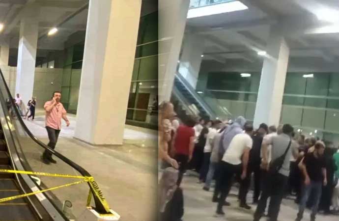 Diyarbakır Havalimanı’ndan yürüyen merdiven arızası: Dört kişi yaralandı