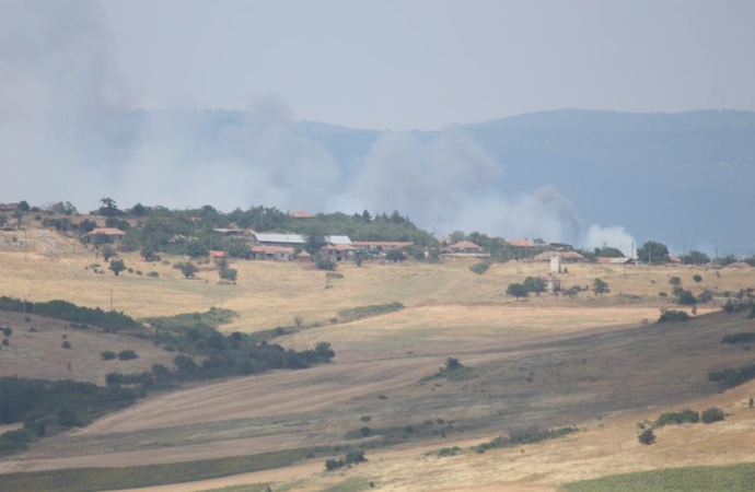 Bulgaristan’daki orman yangını Edirne’ye dayandı
