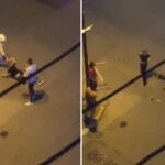 Sokak ortasında kadın kavgası! Tek hamlede yer serdi