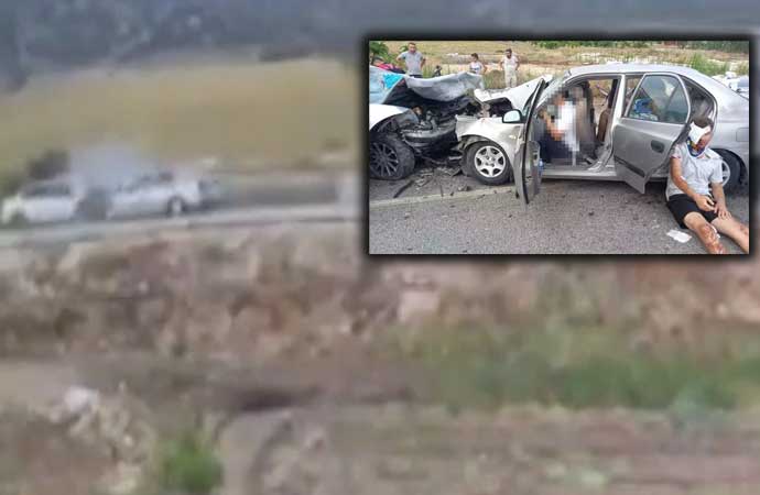 Burdur’da feci kaza! İki otomobil kafa kafaya çarpıştı: 2 ölü