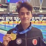 Milli yüzücü Kuzey Tunçelli üst üste 2. kez Avrupa şampiyonu!