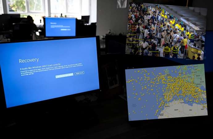 Dünya genelinde ‘mavi ekran’ krizi 8 buçuk milyon bilgisayarı etkilemiş