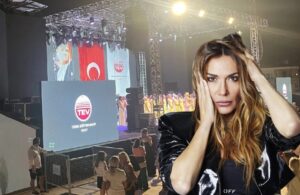 Çeşme’de skandal! Yunan diva Türk Bayrağı ve Atatürk posteri var diye sahneye çıkmadı