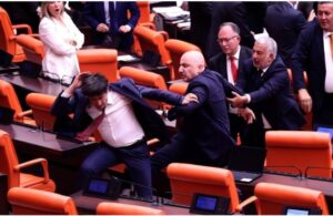 Meclis’te TÜİK kavgası!  AKP’li Adil Karaismailoğlu’ndan DEM Parti’li Bozan’a yumruk ve tekmeli saldırı