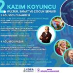 2. Kazım Koyuncu Kültür, Sanat ve Çocuk Şenliği! Merdan Yanardağ okurlarıyla buluşacak