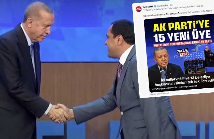 Yeni Şafak DEM Parti’den AKP’ye geçen belediye başkanını gizledi