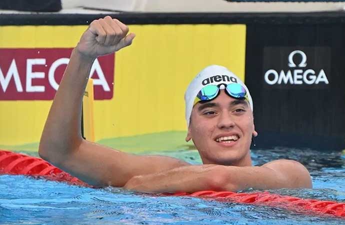 Milli yüzücü Kuzey Tunçelli’den tarihi başarı! 16 yaşında olimpiyat finalinde