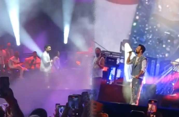 Sessiz konser! Tarkan söyledi kimse duymadı